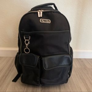 Itzy Ritzy Black Boss Diaper Bag Backpack